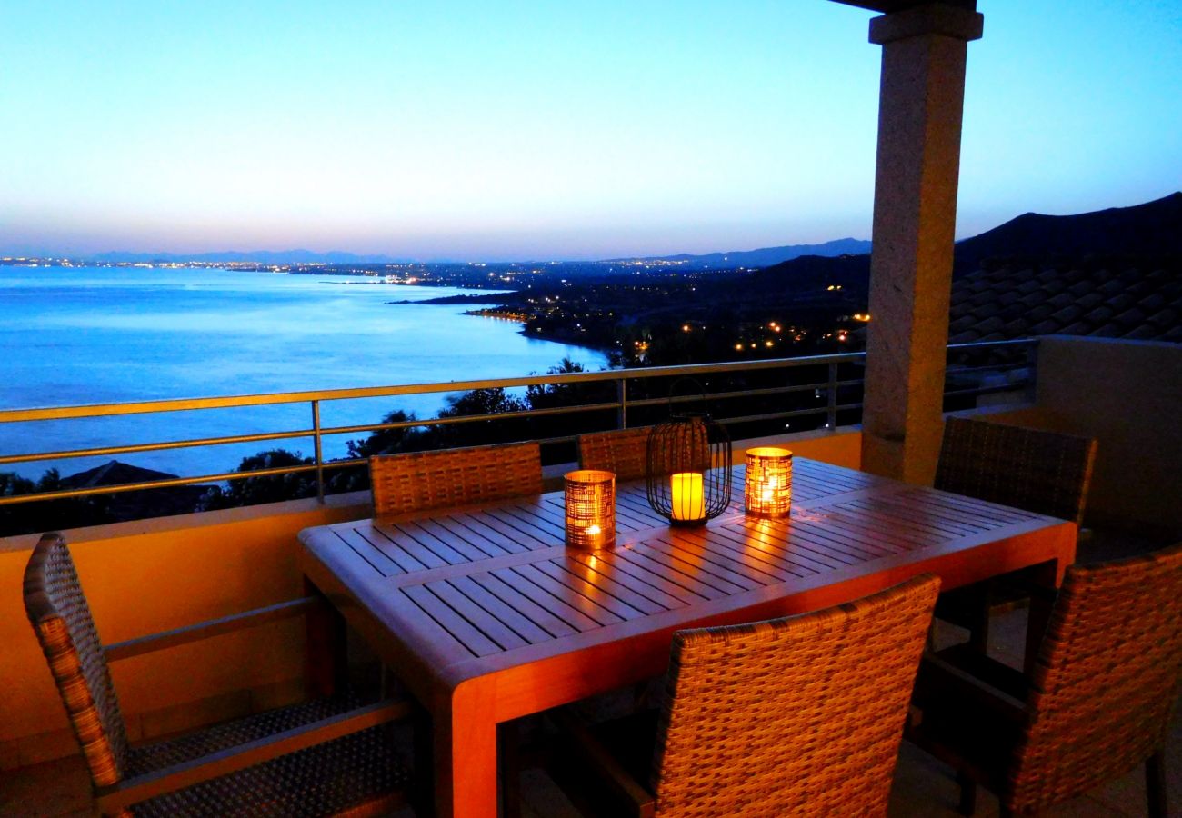Villa in Quartu Sant´Elena - Sardinia villa with pool and sea views to rent